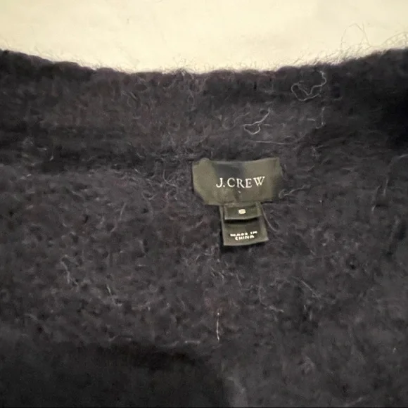 J. Crew Black and Green Crewneck Sweater - Picture 2 of 8